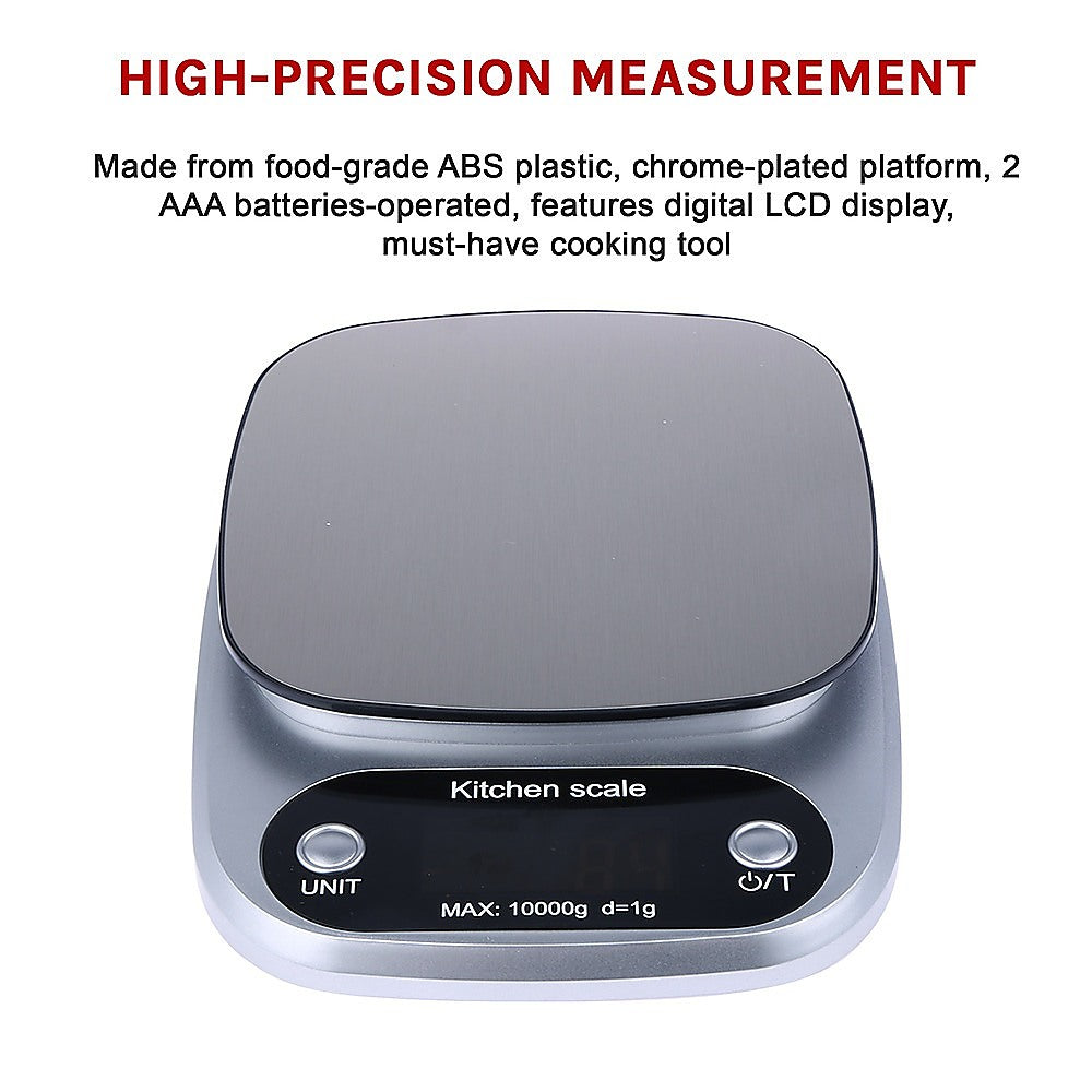 Digital Kitchen Scale LCD Electronic Postal Food Weight Scales 10kg/1g