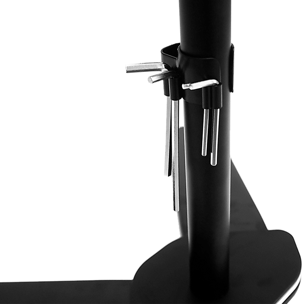 13-27 Dual Screen Monitor Stand TV Bracket Computer Display Desk Mount Holder