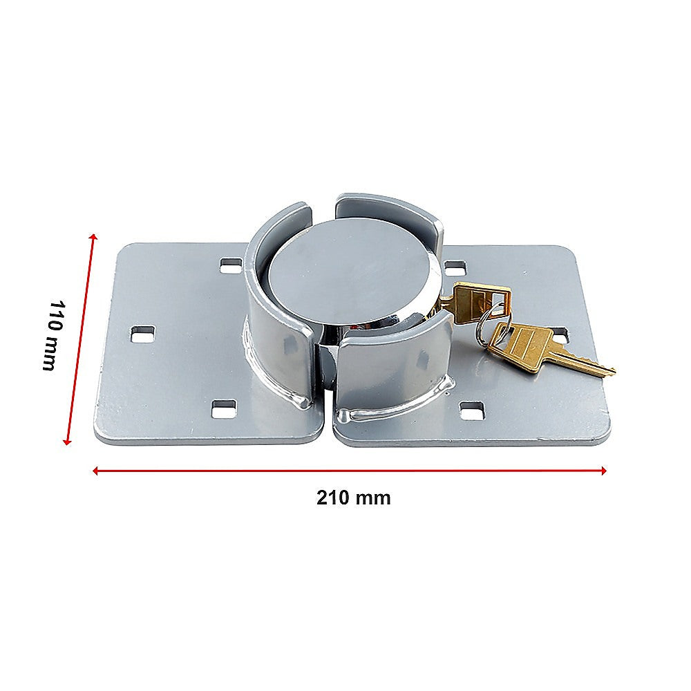 Heavy Duty Van Door Lock With Brackets Security Hasp Padlock For Vehicle Cargo Protection