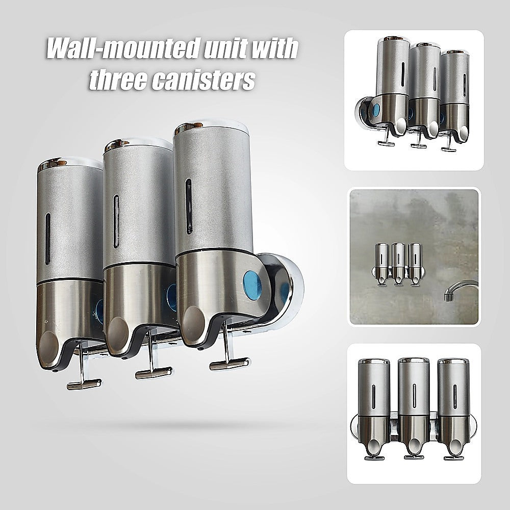 1500ml Shower Liquid Soap Body Lotion Gel Shampoo Bathroom Dispenser