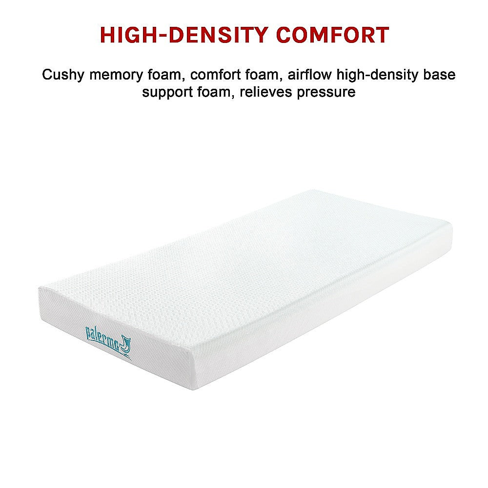 Single Green Tea Memory Foam Mattress Cooling Comfort with CertiPUR-US® Certified Foam