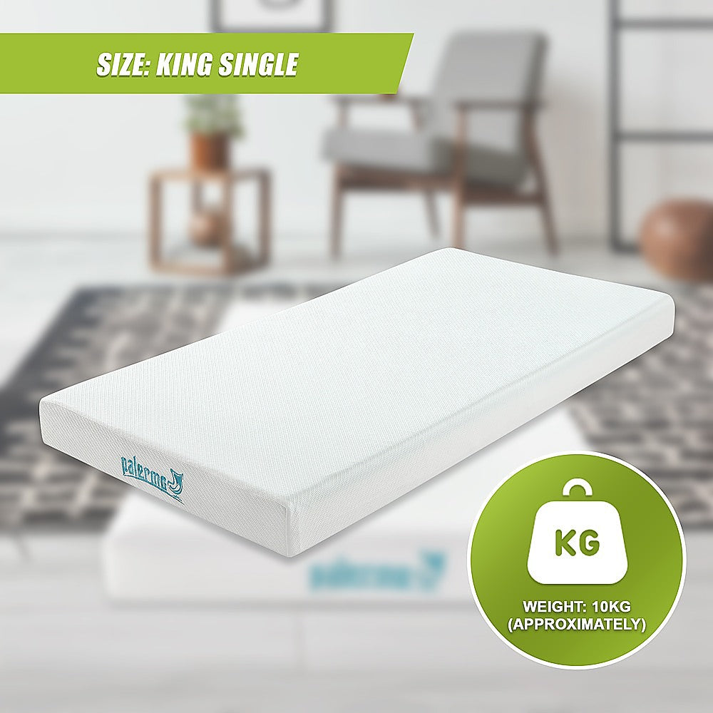 King Single Green Tea Memory Foam Mattress Cooling Comfort with CertiPUR-US® Certified Foam