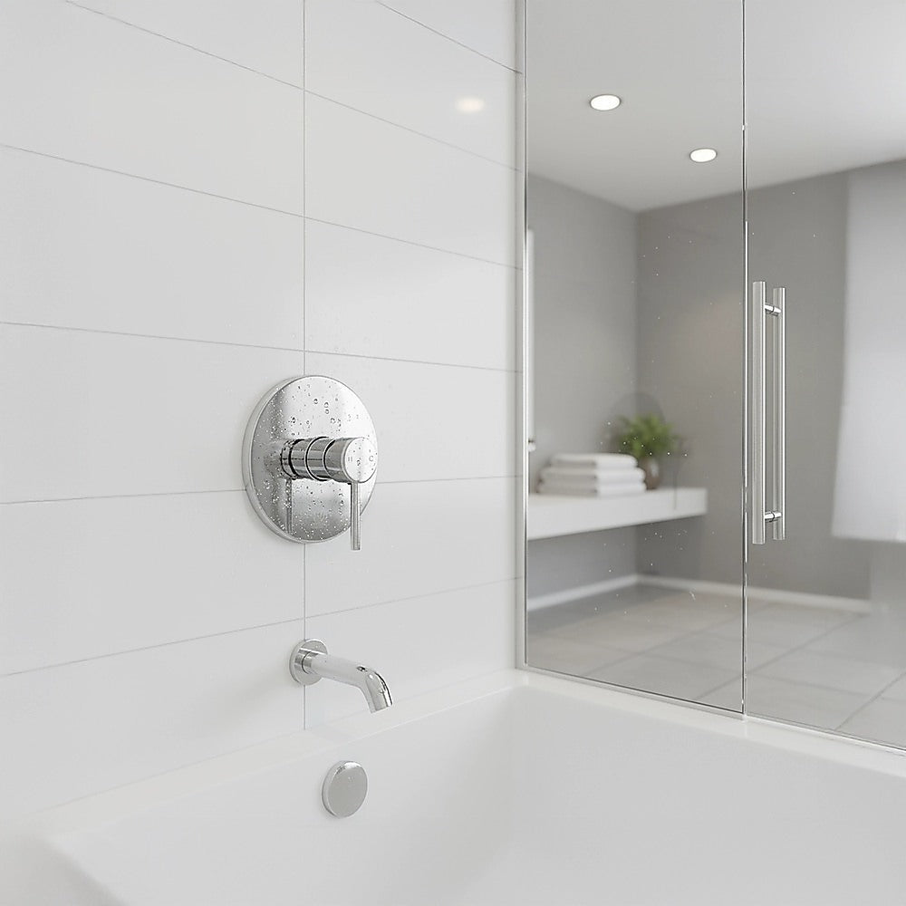 Shower Bath Mixer Tap Bathroom WATERMARK Approved - Chrome