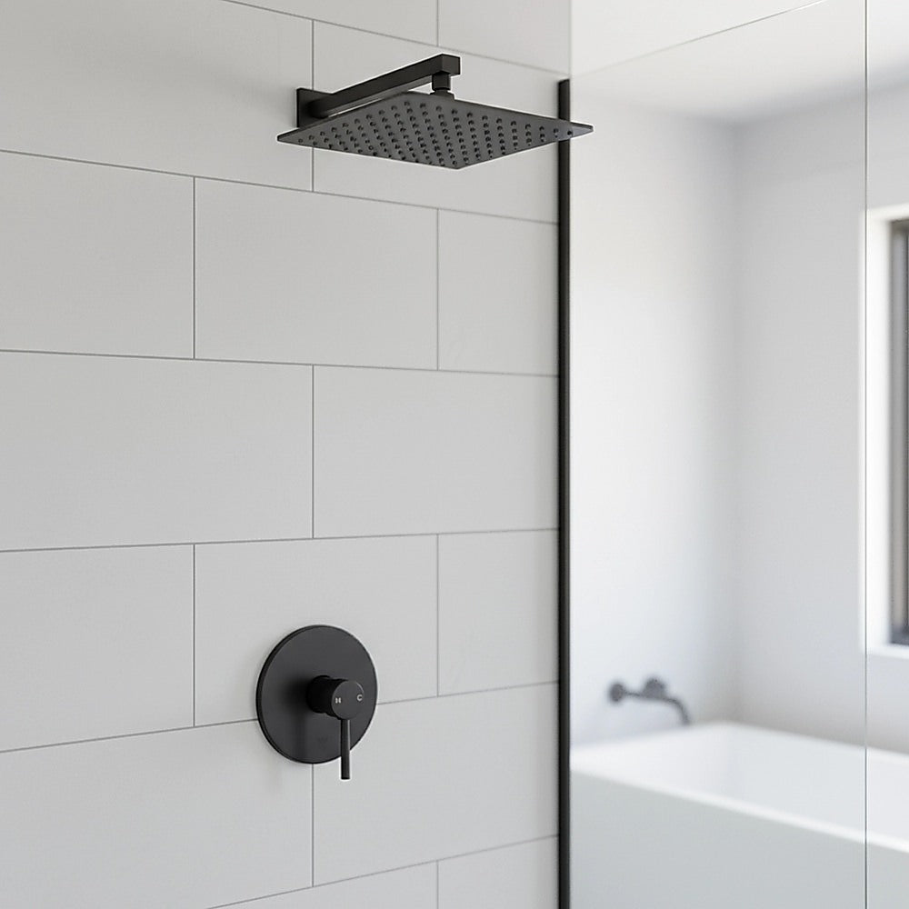 Shower Bath Mixer Tap Bathroom Electroplated Matte Black