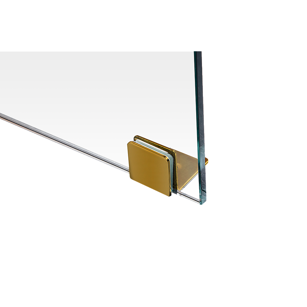 1000 x 700mm Frameless 10mm Glass Shower Screen By Della Francesca