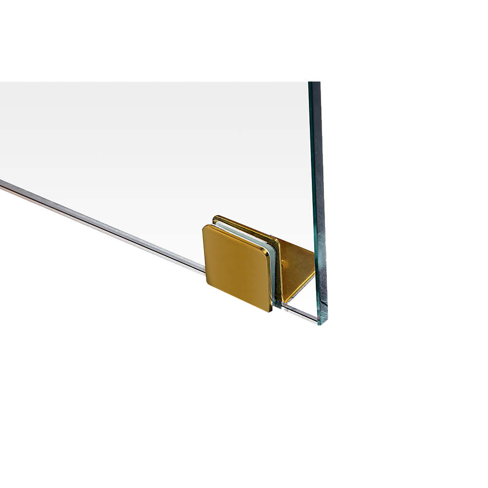 1100 x 700mm Frameless 10mm Glass Shower Screen By Della Francesca