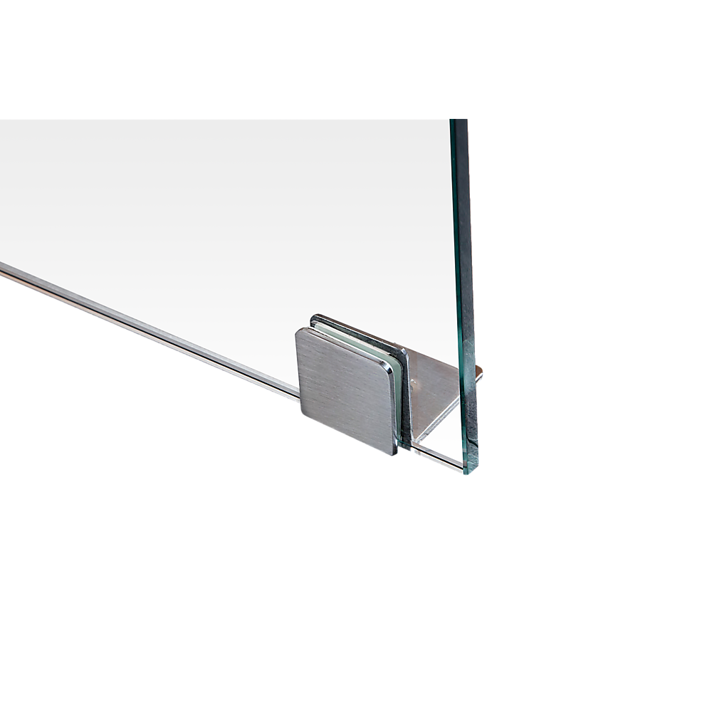 1000 x 700mm Frameless 10mm Glass Shower Screen By Della Francesca