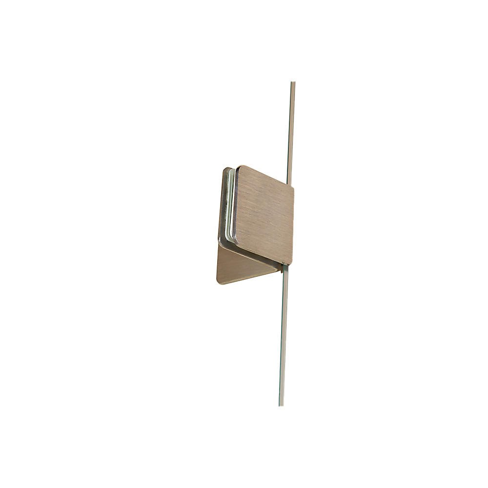 1100 x 700mm Frameless 10mm Glass Shower Screen By Della Francesca