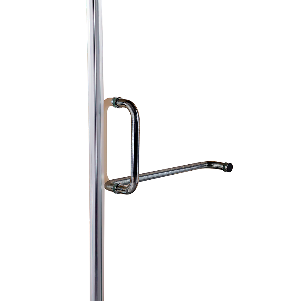 1100 x 700mm Frameless 10mm Glass Shower Screen By Della Francesca