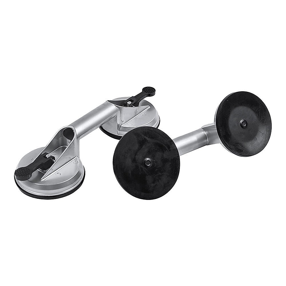 4 x Double Suction Glass Lifting Tool 70kg Vacuum Puller Lifter Aluminium