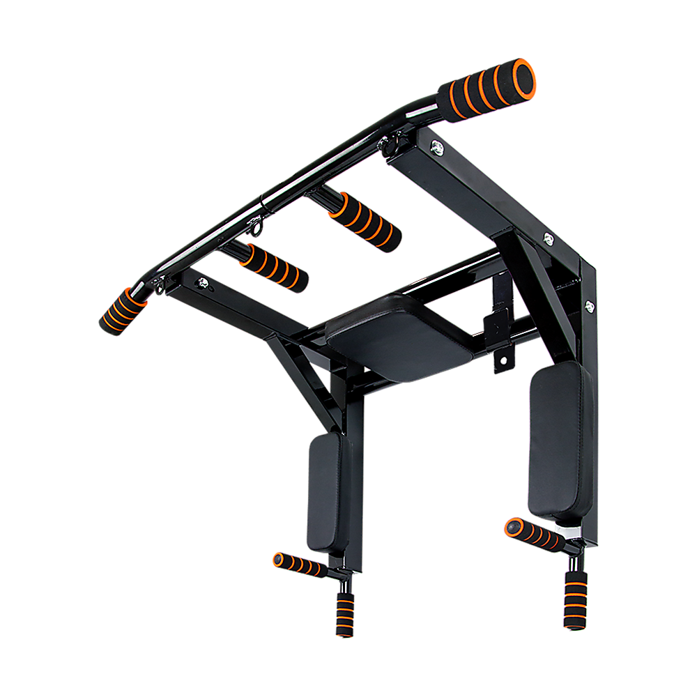 Heavy Duty Wall Mounted Power Station Pull Up Dip Knee Raise Bar