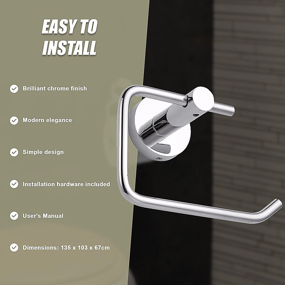 Classic Chrome Toilet Paper Holder Bathroom