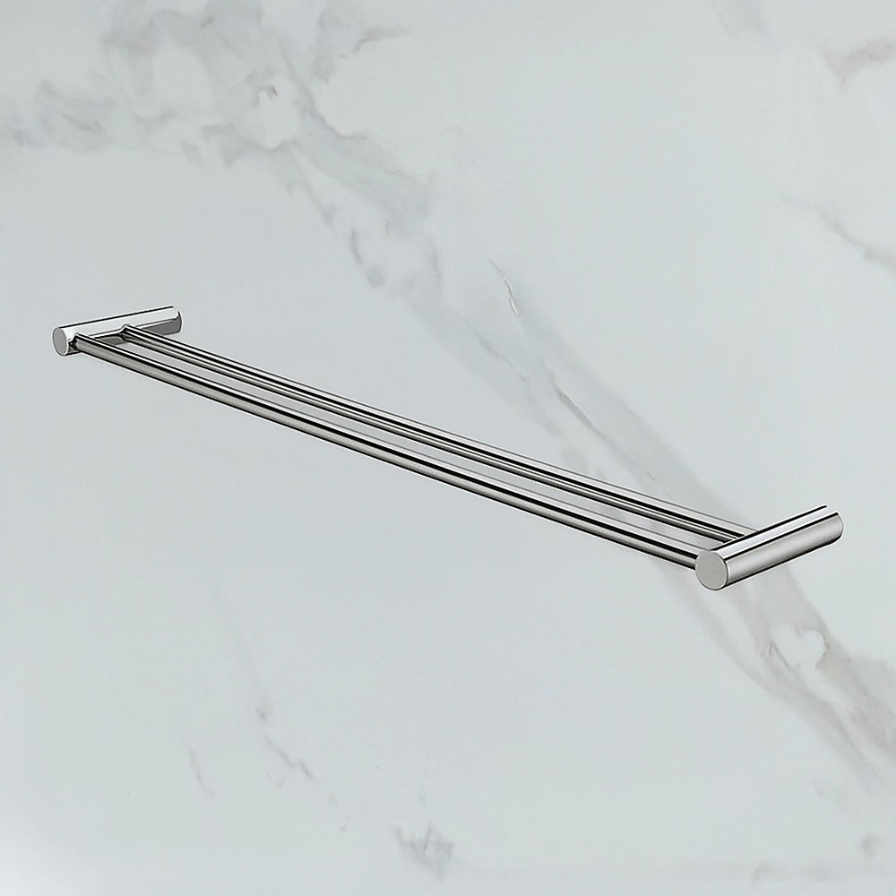 Double Towel Rail Grade 304 Stainless Steel 620mm