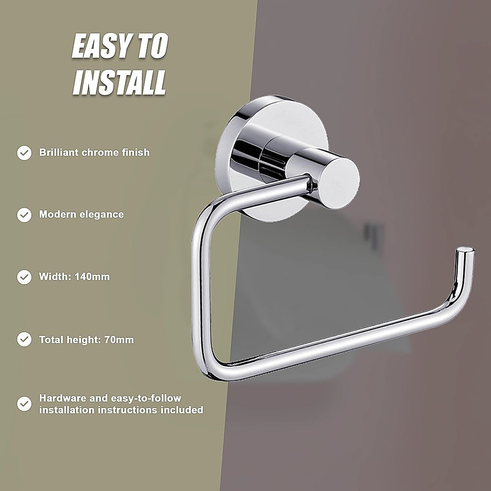 Classic Chrome Toilet Paper Holder Bathroom
