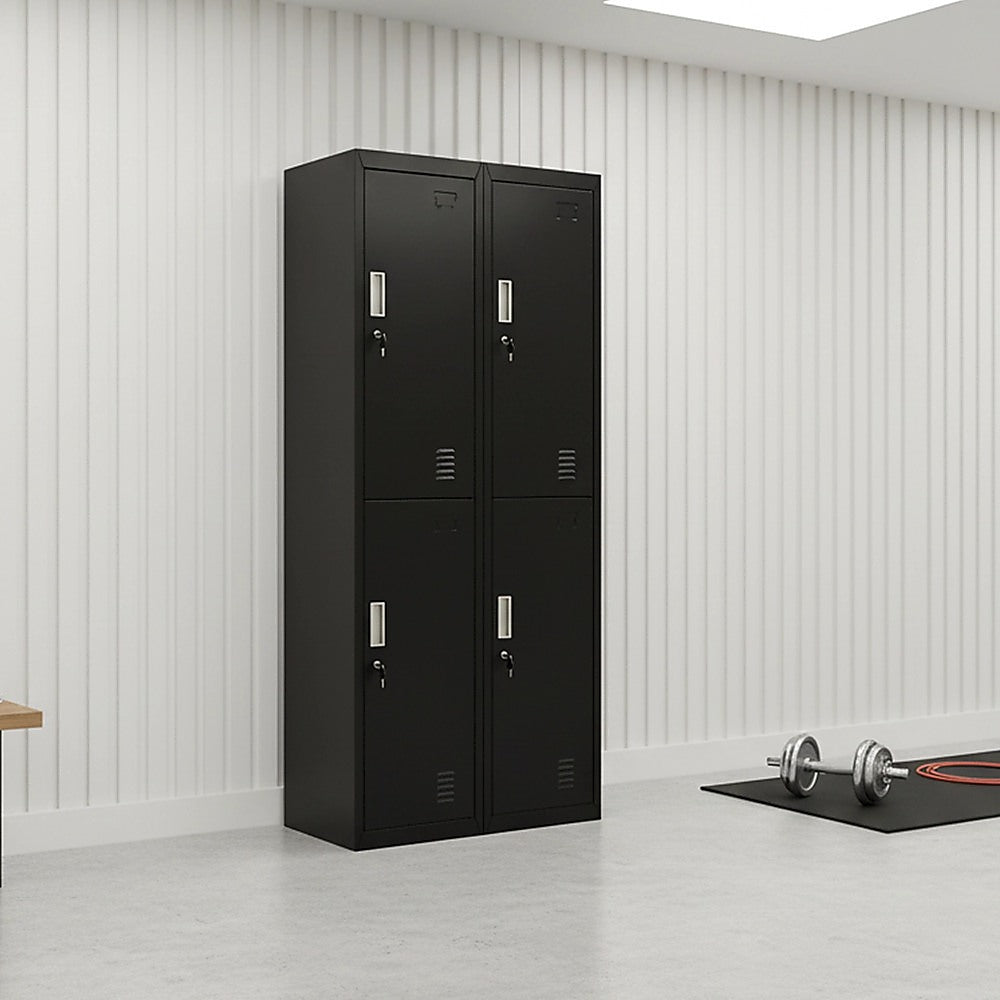 Four-Door Office Gym Shed Storage Locker