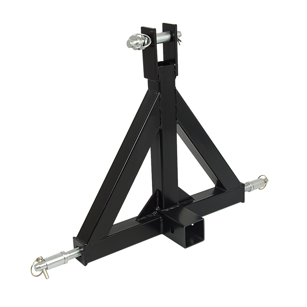 Heavy Duty Steel 3 Point 2 Trailer Hitch Receiver Tow Drawbar For Cat 1 Tractor