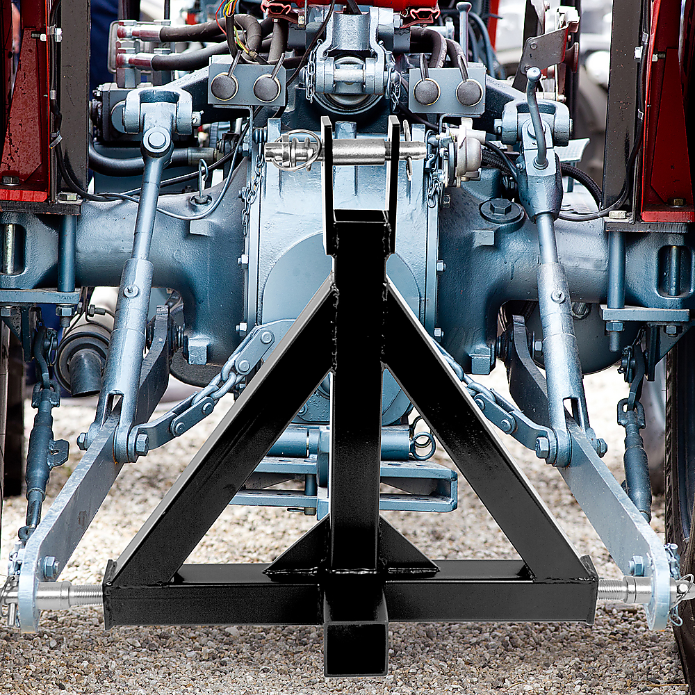 Heavy Duty Steel 3 Point 2 Trailer Hitch Receiver Tow Drawbar For Cat 1 Tractor