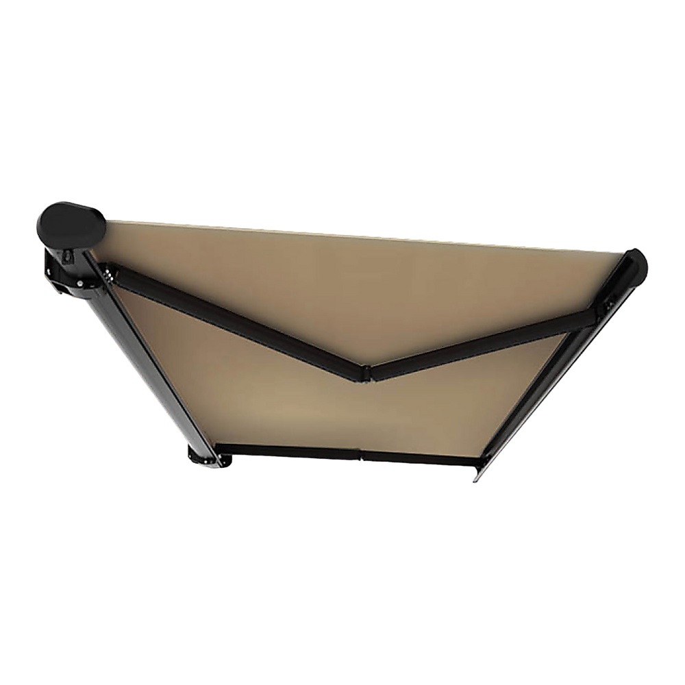 5.5m x 3.0m Retractable Folding Arm Awning Heavy Duty Full Cassette Motorised