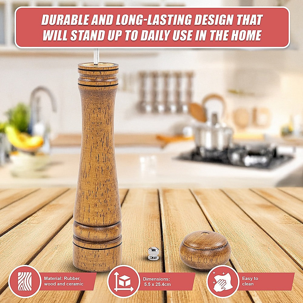 10 Manual Pepper Grinder Multipurpose Flavouring Bottle Cruet Kitchen Tools