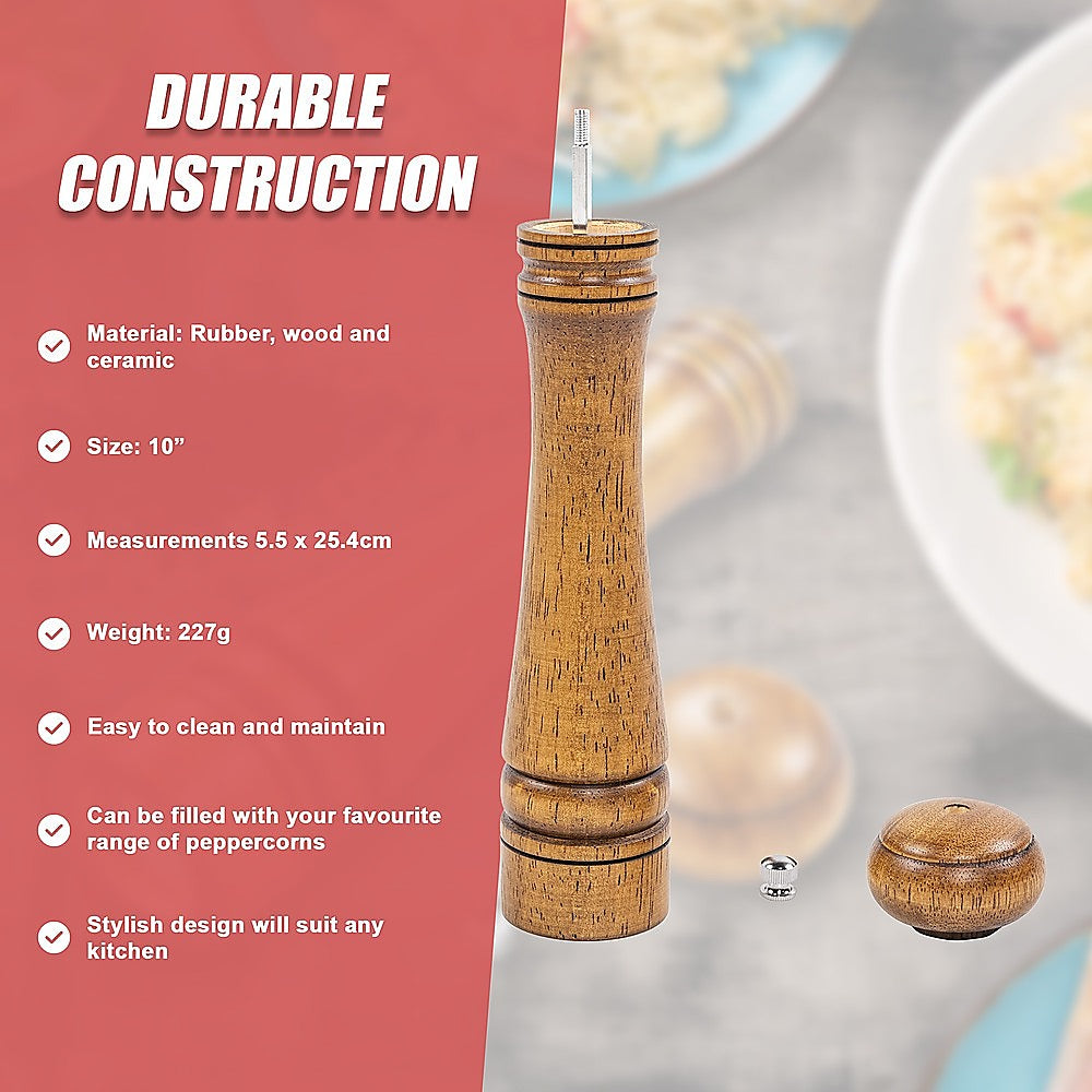 10 Manual Pepper Grinder Multipurpose Flavouring Bottle Cruet Kitchen Tools