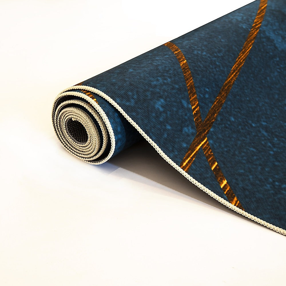 200x300cm Large Floor Blue Teal Rug – Modern Area Carpet for Bedroom & Lounge