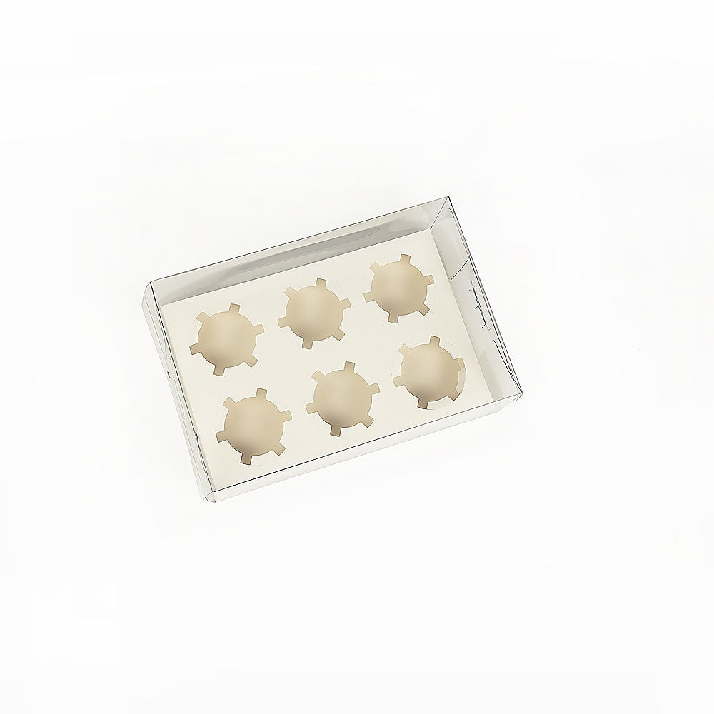 10Pcs Clear Dessert Boxes Cupcake Packaging ??Transparent Bakery Cake Gift Boxes