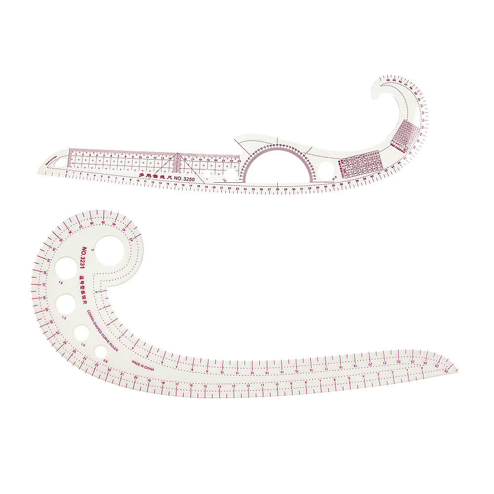9pc French Curve Ruler Set DIY Sewing Pattern Measuring Tool for Dressmaker