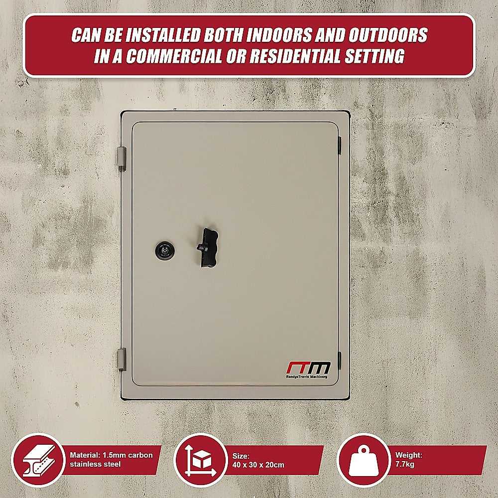 Carbon Steel Electrical Enclosure Box IP65 Wall Mount 400 x 300 x 200 mm