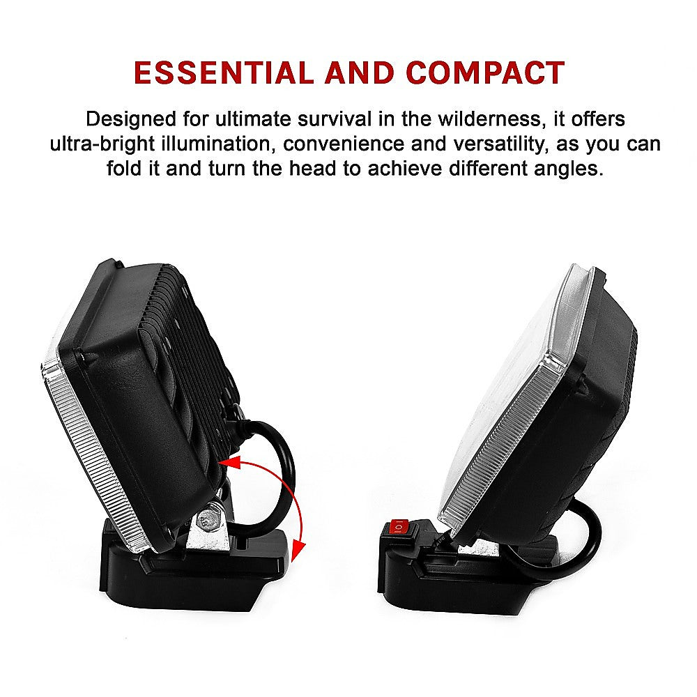 7 18V Li-ion LED Work Light Torch Workshop Flashlights Camping for Makita Battery