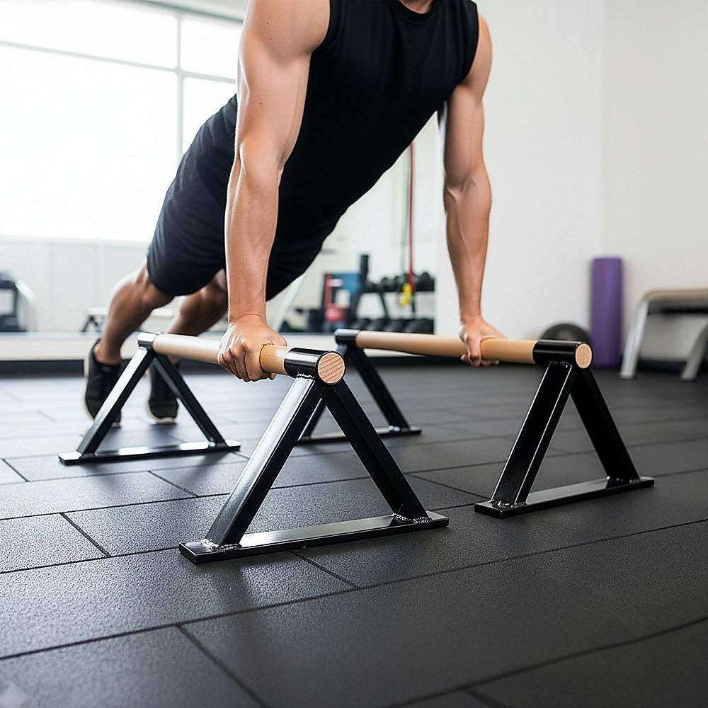 Premium Parallette Pair Gymnastics Push Up Bars