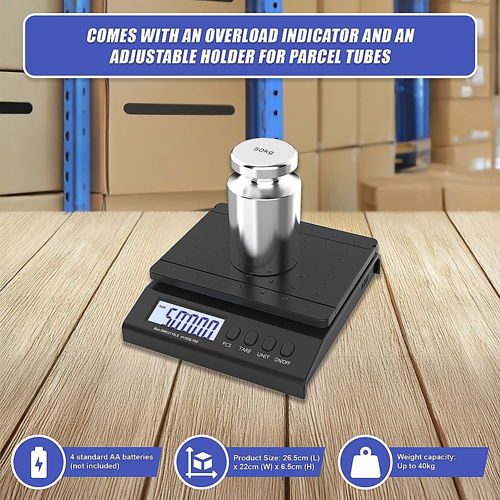 Digital Scale 40kg Letter Postal Postage Parcel Weighing Scales