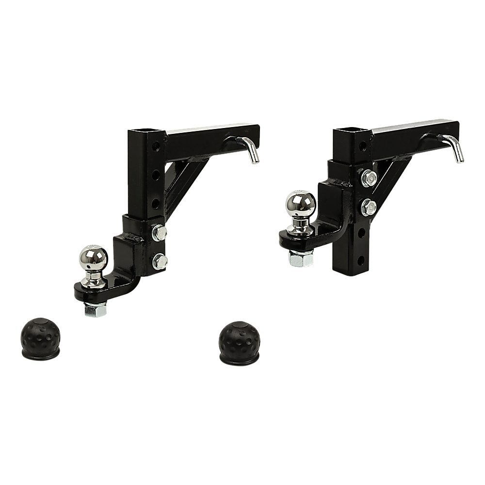 Adjustable Tow Bar Tongue Hitch 50mm Ball Drop for Trailer Caravan