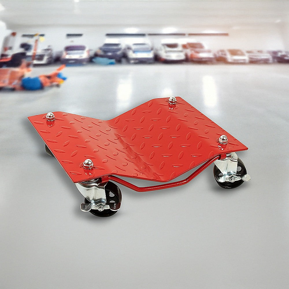 Auto Dolly Car Dolly Wheel Tire 12x16 Skate 6000lb Repair Slide Set of (4)