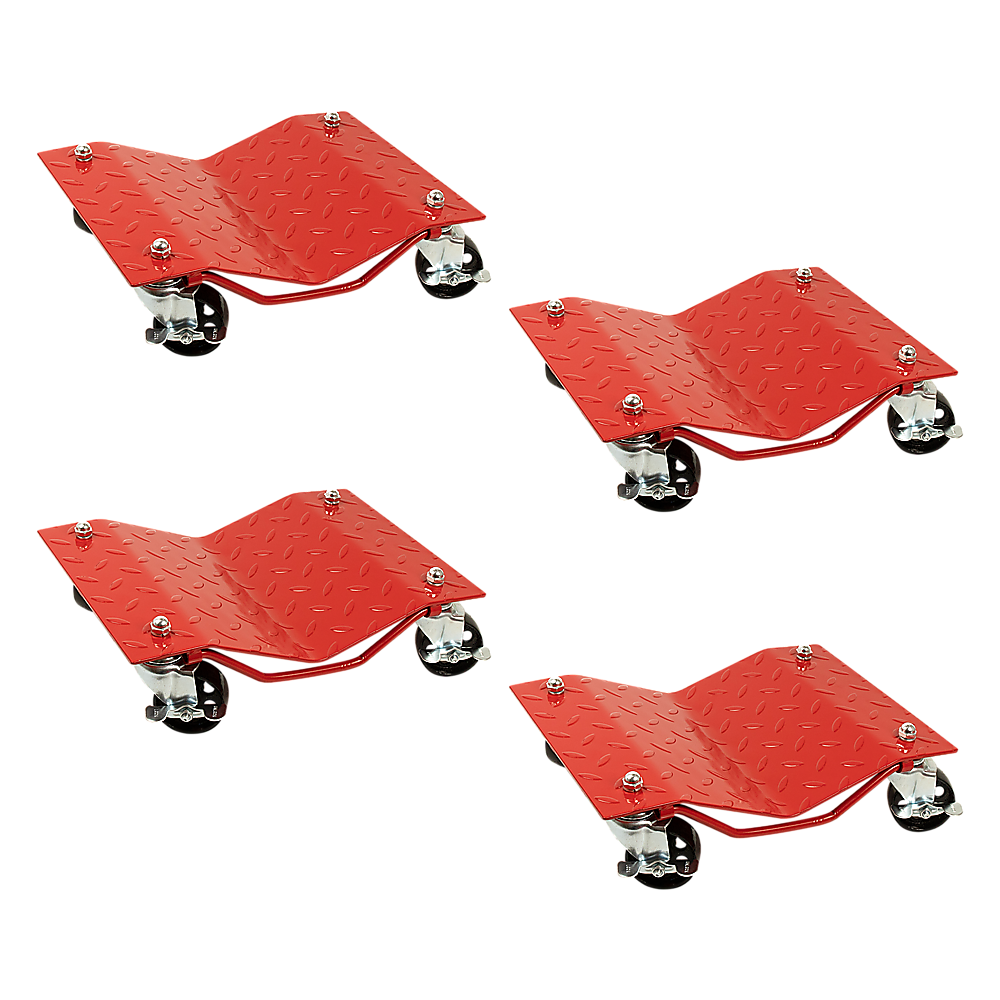 Auto Dolly Car Dolly Wheel Tire 12x16 Skate 6000lb Repair Slide Set of (4)