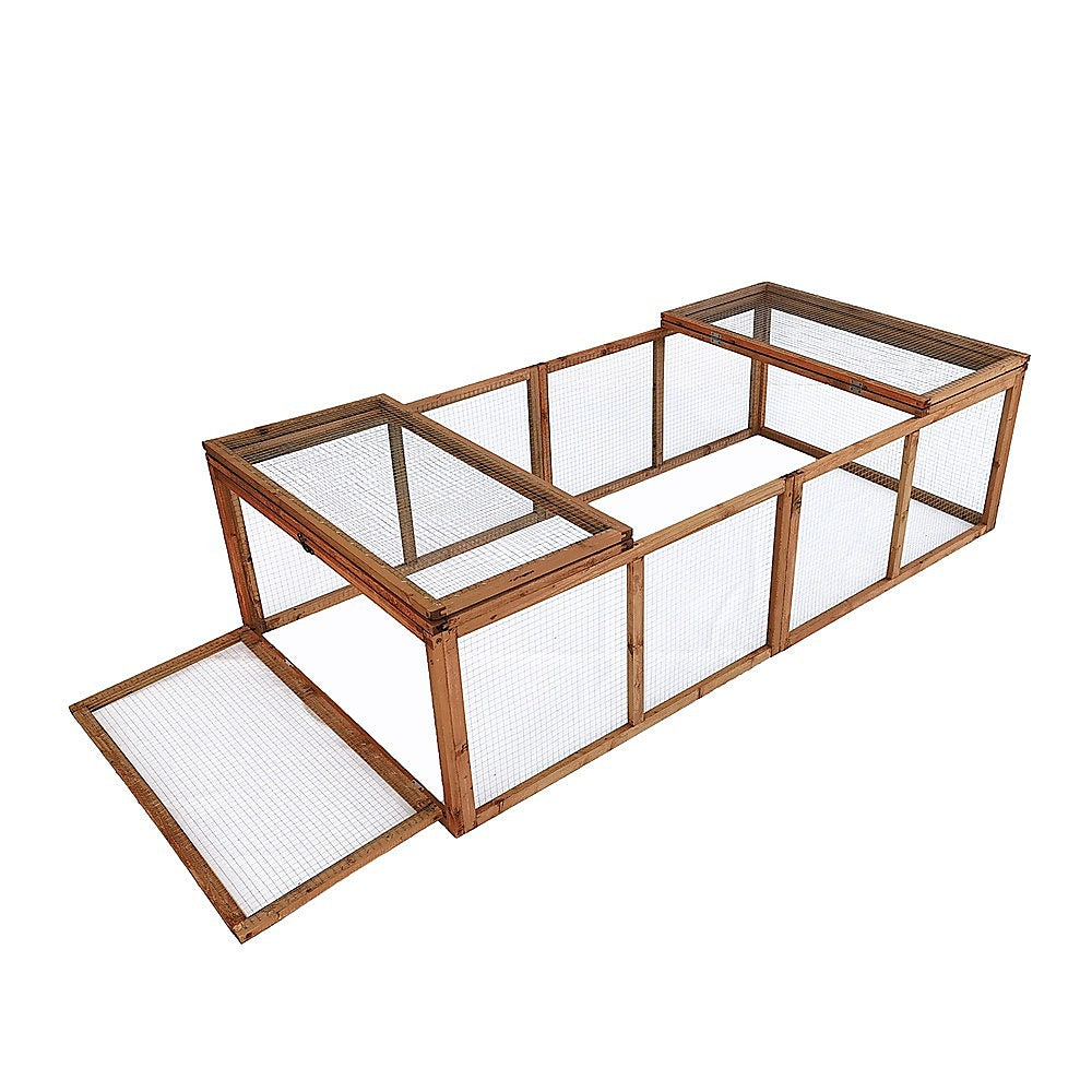 Chicken coop LARGE Run Guinea Pig Cage Villa Extension Rabbit hutch house pen