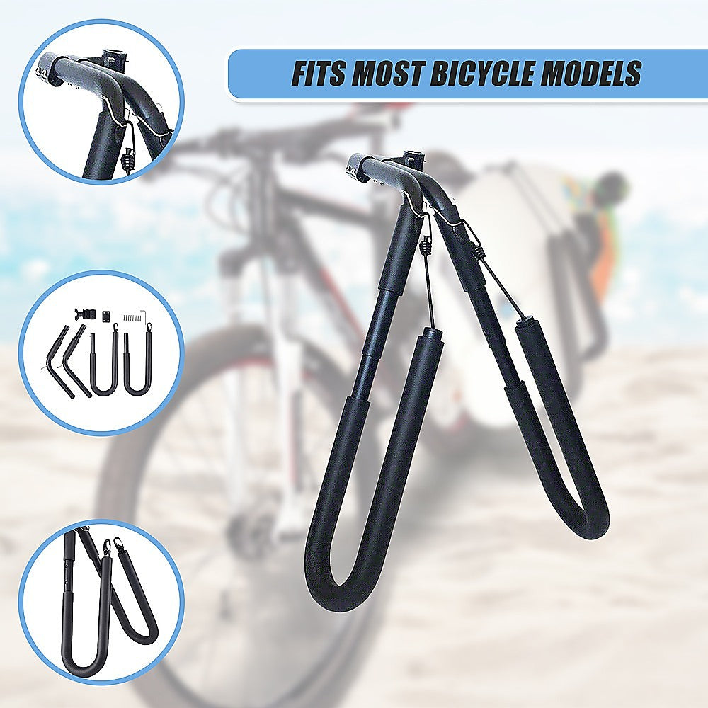 Adjustable Surfboard Skimboard Bicycle Rack Carrier