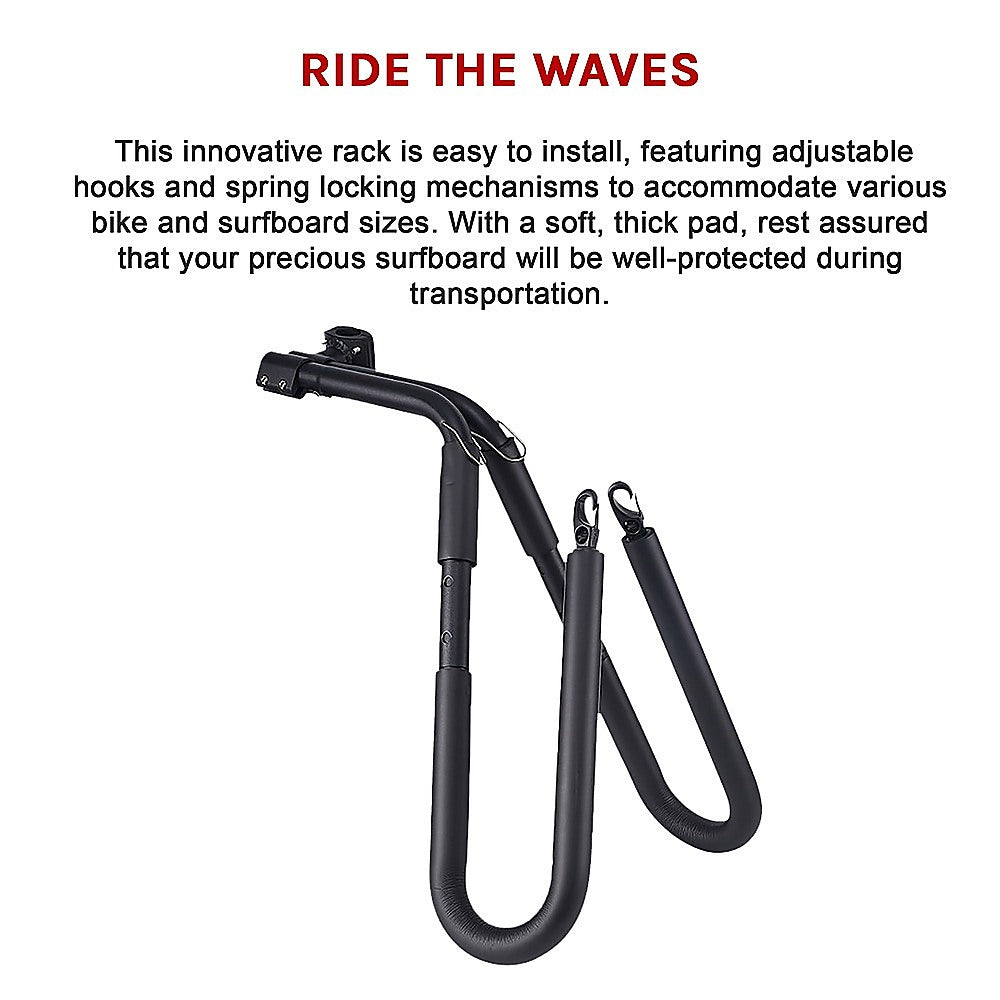 Adjustable Surfboard Skimboard Bicycle Rack Carrier