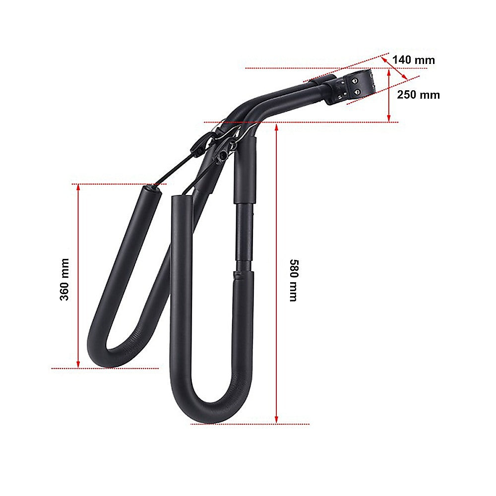 Adjustable Surfboard Skimboard Bicycle Rack Carrier