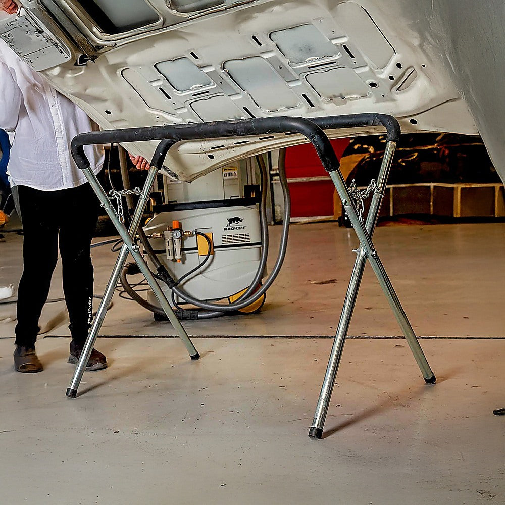 Fender Work Bench Panel Stand Curved Legs Panel Repair Beating Spray Painting