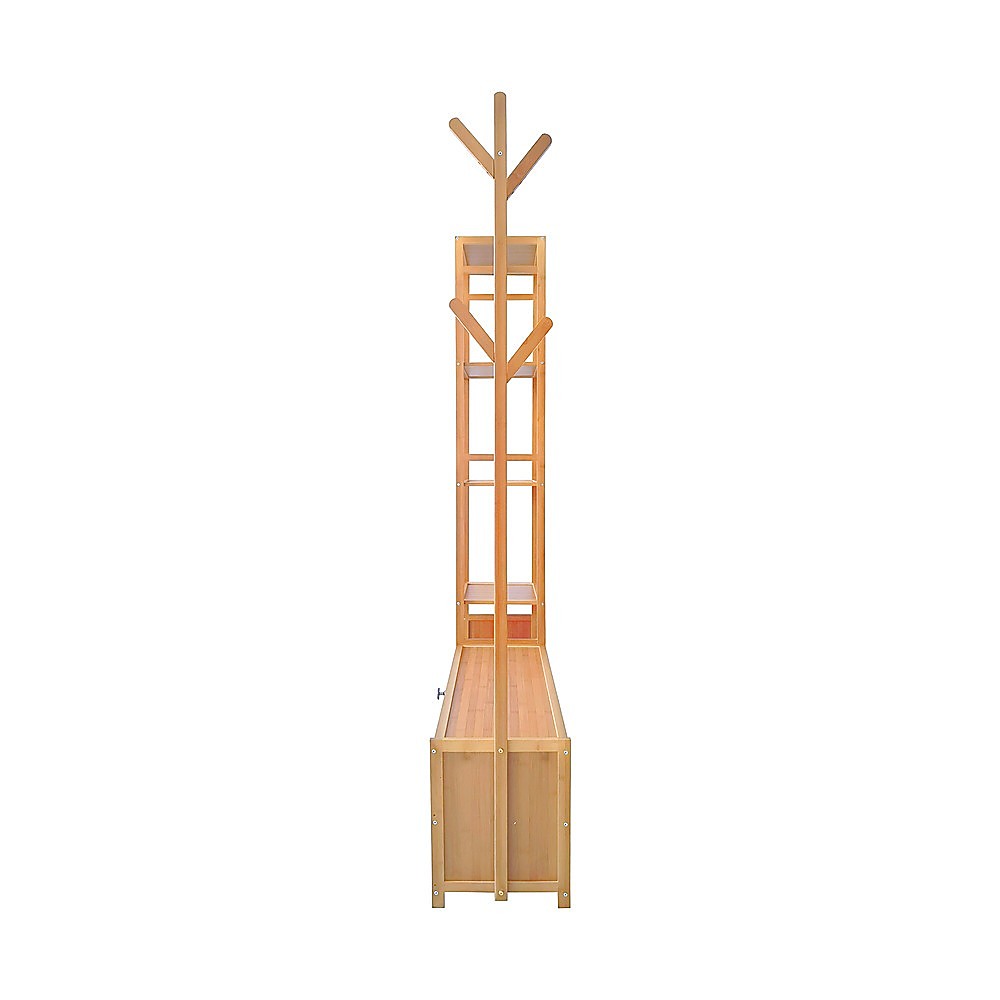 165x100cm Clothes Rack Stand Storage Shelves Modern Coat Tree