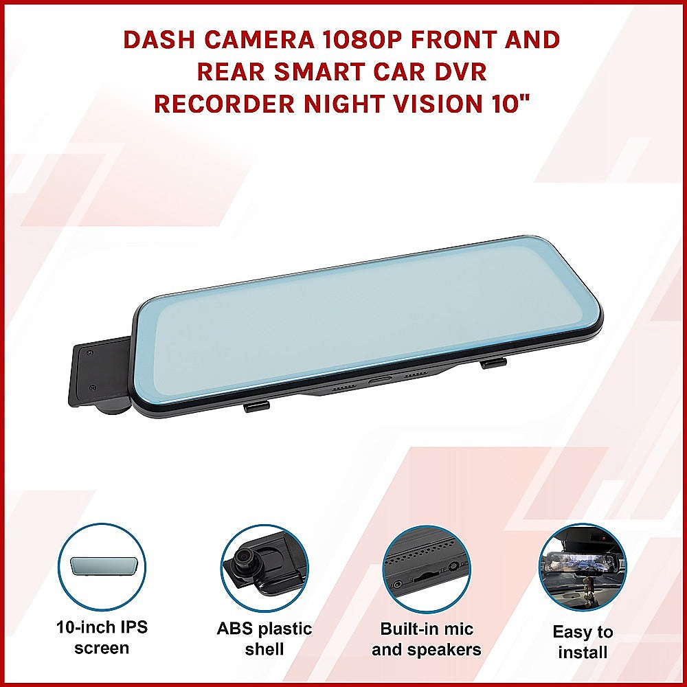 Dash Camera 1080P Front and Rear Smart Car DVR Recorder Night Vision 10