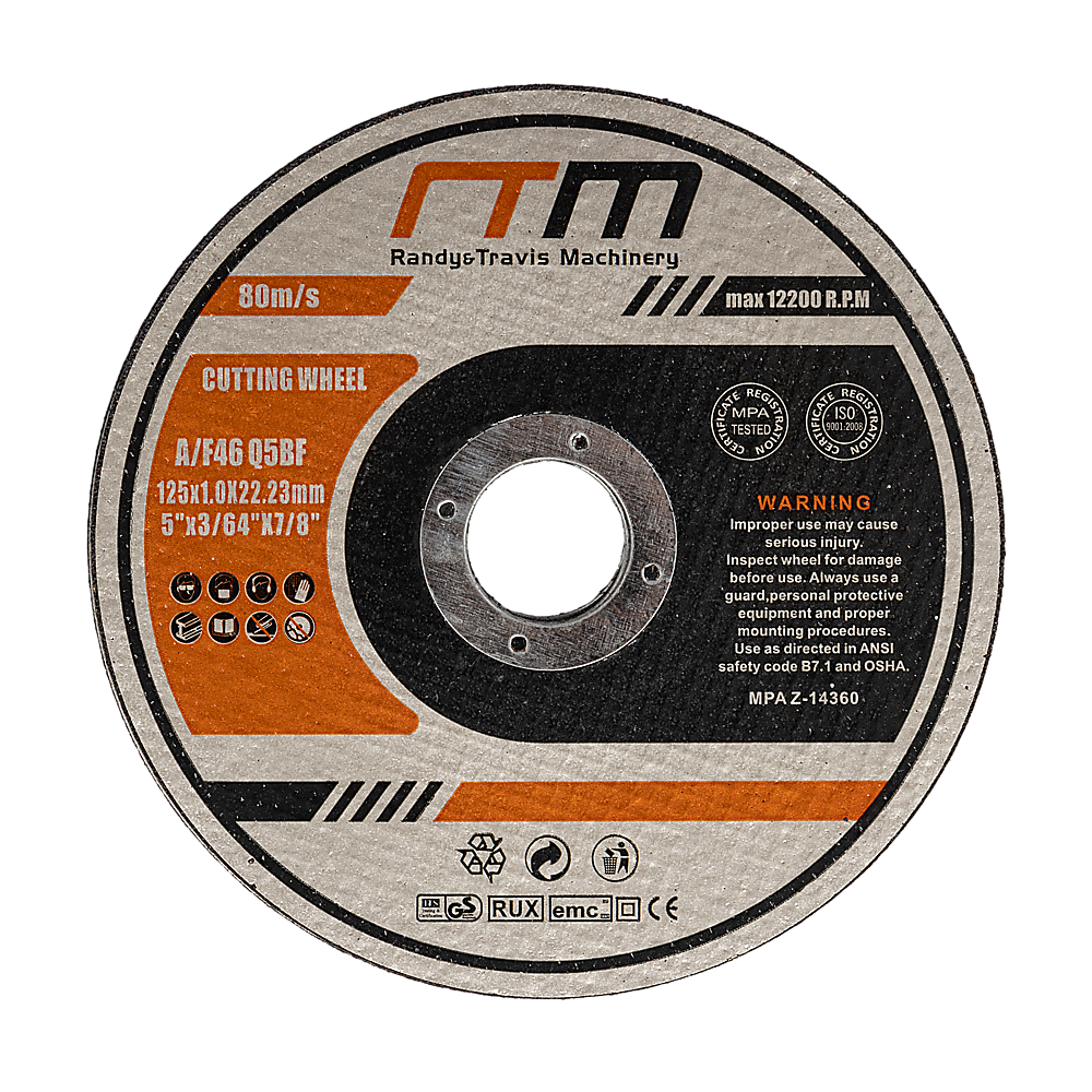 100 x Cutting Discs 125mm 5 Angle Grinder Disc Metal Cut Off Wheel Thin