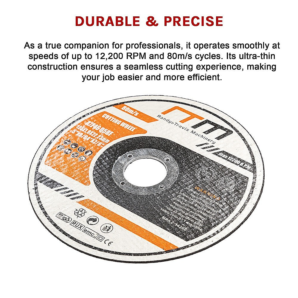 100 x Cutting Discs 125mm 5 Angle Grinder Disc Metal Cut Off Wheel Thin
