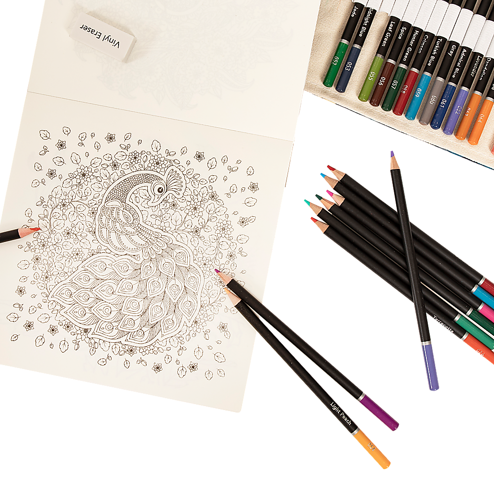 Coloured Pencils Colouring Artist Sketching Drawing for Kids Adults