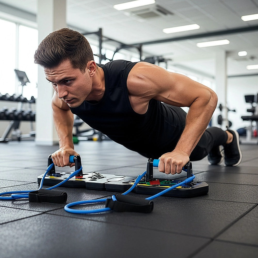 Push Up Board Rack System 13-in-1 Body Building Exercise Workout Tools