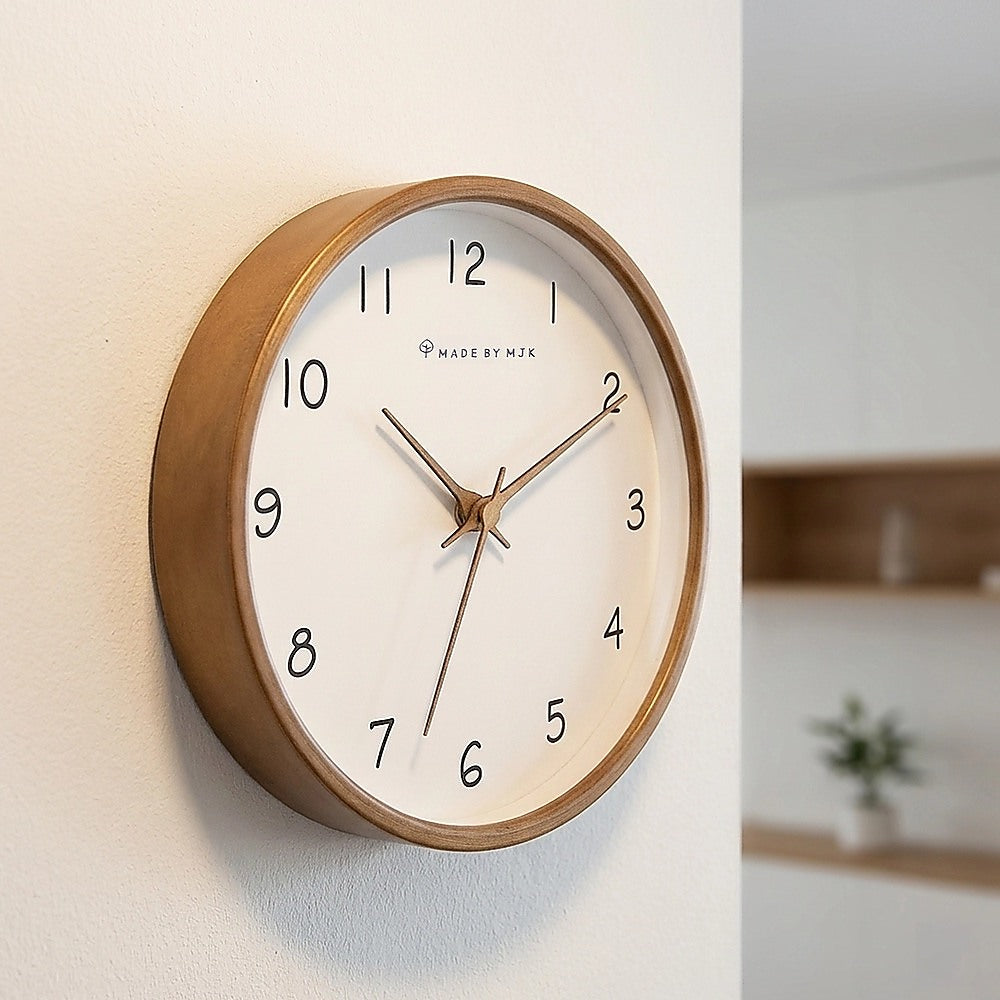 10 Clock Wooden Modern Wall Art