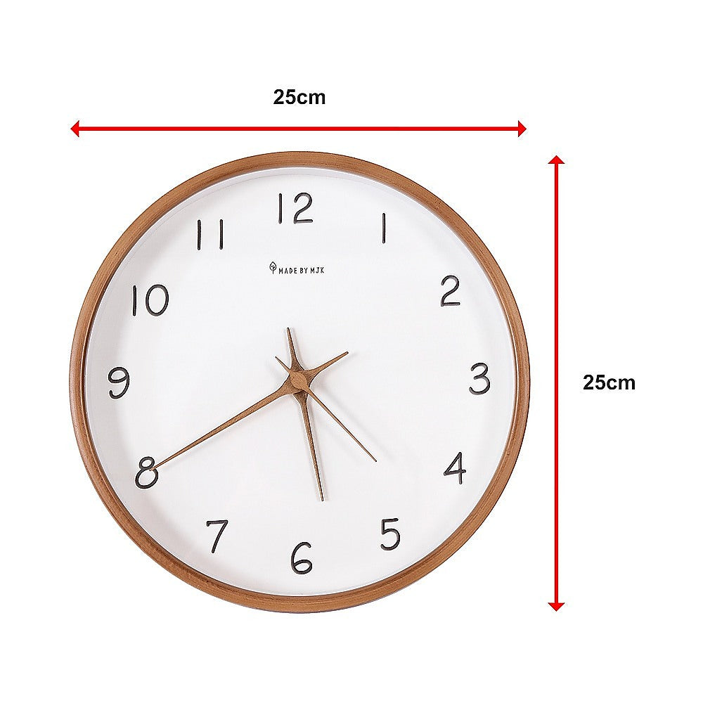 10 Clock Wooden Modern Wall Art