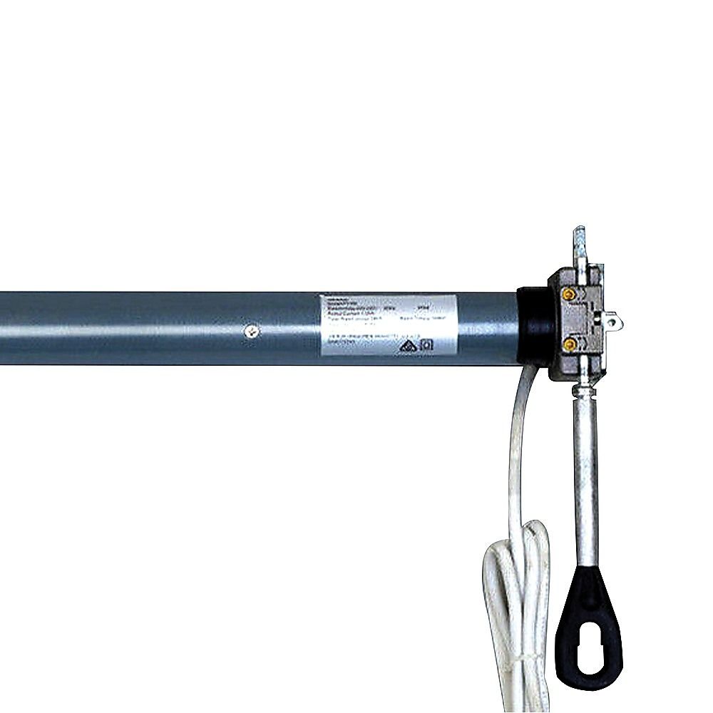 Motorised Outdoor Folding Arm Awning Retractable Sunshade Canopy Grey 5.0m x 3.0m