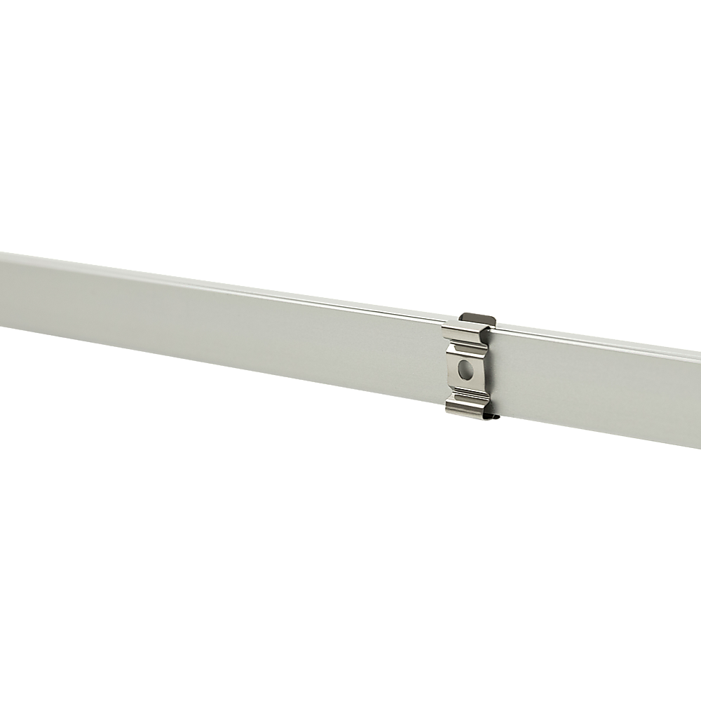 10 x 1M U-Style Aluminium LED Strip Light Channels for Cabinet Lighting