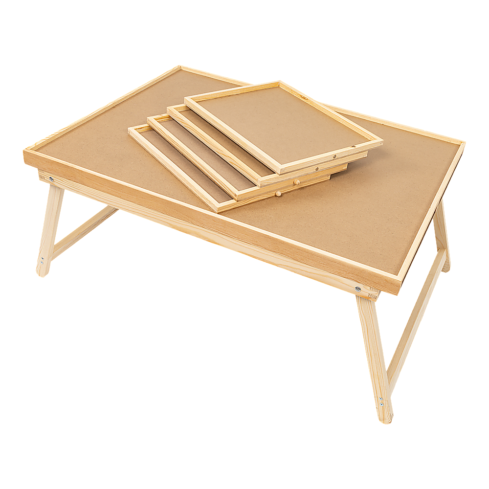 1500 Piece Wooden Jigsaw Puzzle Table – 67x87cm Puzzle Board with Folding Legs